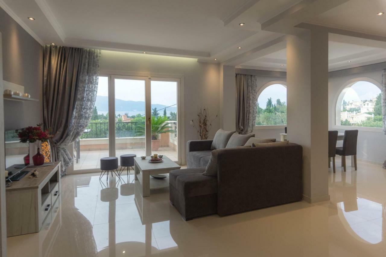 Sunshine Home 3 With Sea View Alepou Exterior photo